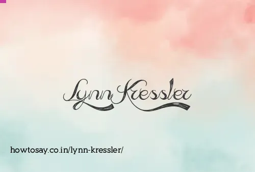 Lynn Kressler