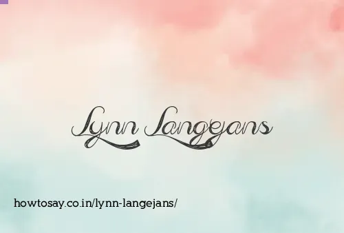Lynn Langejans