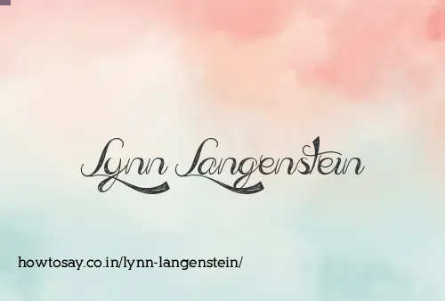 Lynn Langenstein