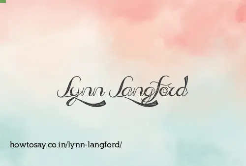 Lynn Langford