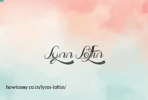 Lynn Loftin