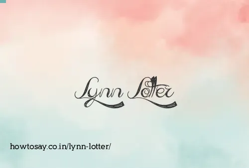 Lynn Lotter