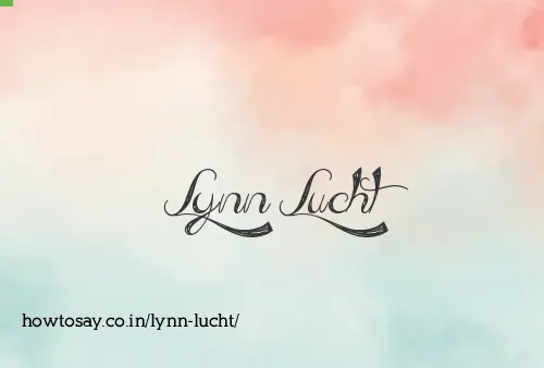 Lynn Lucht