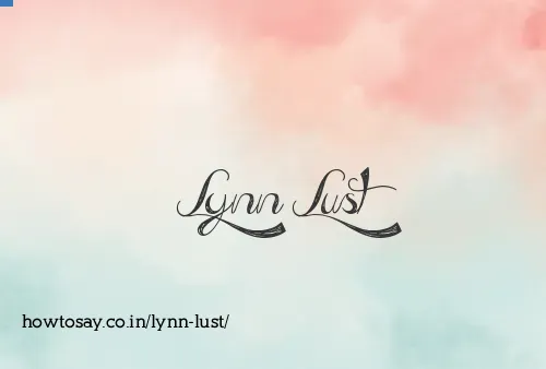 Lynn Lust