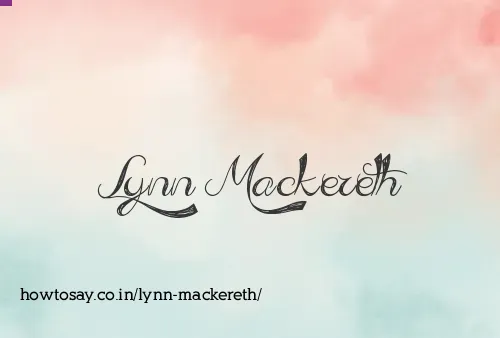 Lynn Mackereth