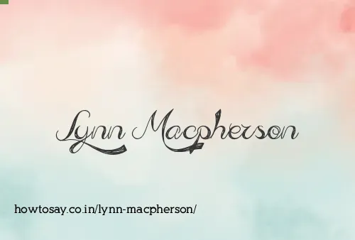 Lynn Macpherson