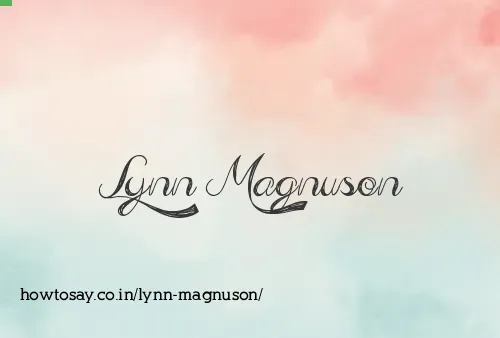 Lynn Magnuson