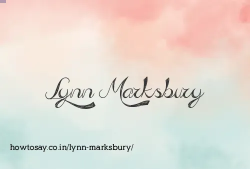 Lynn Marksbury
