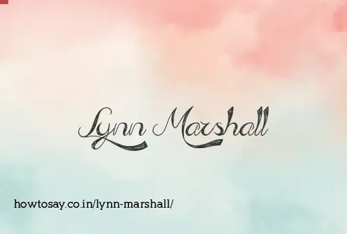 Lynn Marshall