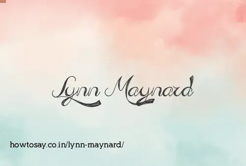 Lynn Maynard