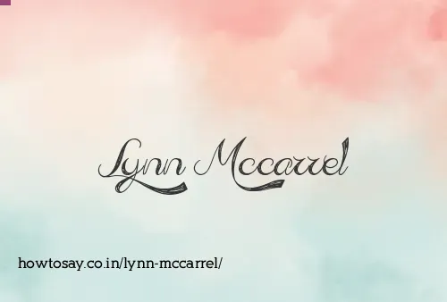 Lynn Mccarrel