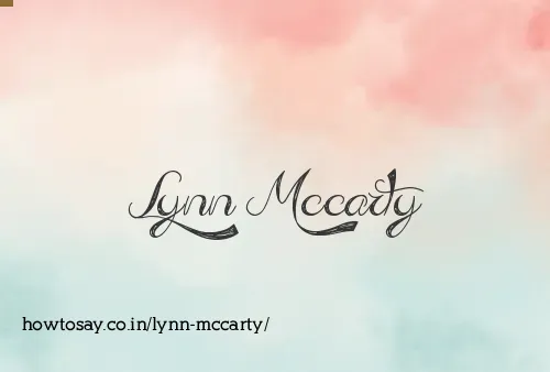 Lynn Mccarty