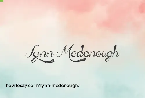 Lynn Mcdonough