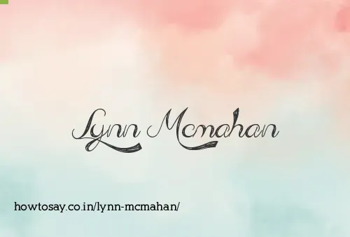 Lynn Mcmahan