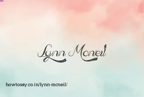 Lynn Mcneil