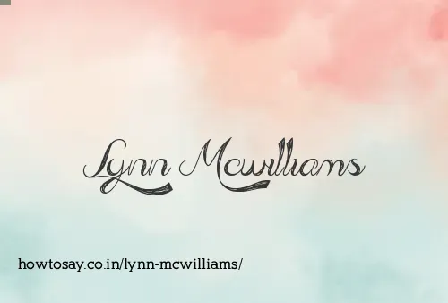 Lynn Mcwilliams