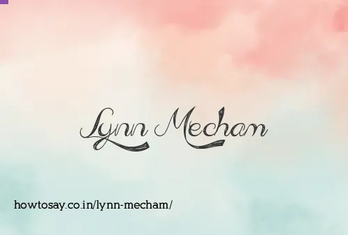 Lynn Mecham