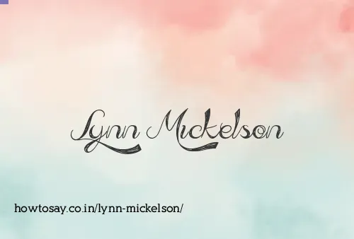 Lynn Mickelson