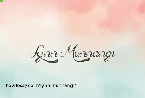 Lynn Munnangi