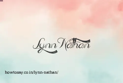 Lynn Nathan