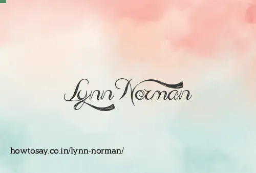 Lynn Norman