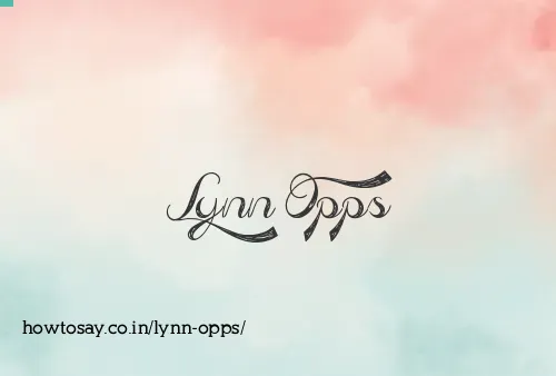 Lynn Opps