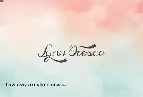 Lynn Orosco