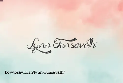 Lynn Ounsavath