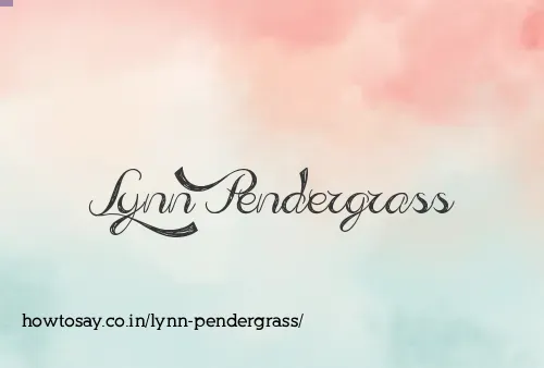 Lynn Pendergrass