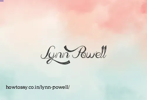 Lynn Powell
