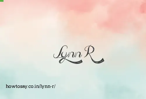 Lynn R