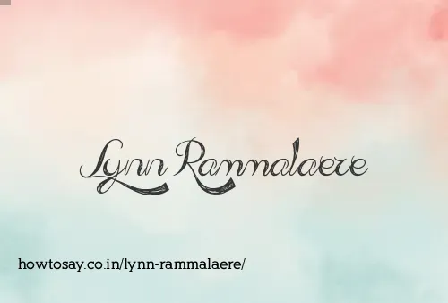 Lynn Rammalaere