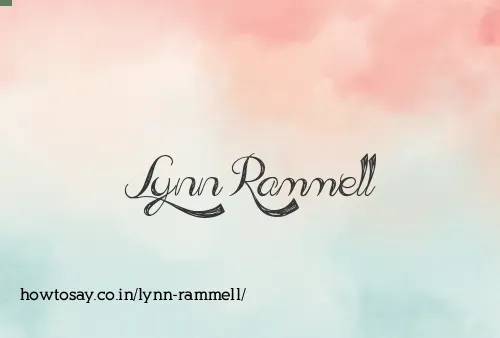 Lynn Rammell