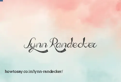 Lynn Randecker