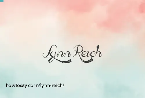 Lynn Reich