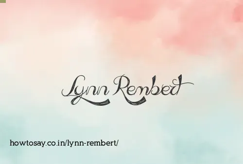 Lynn Rembert