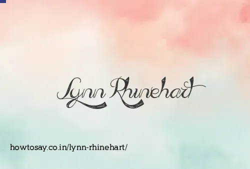 Lynn Rhinehart