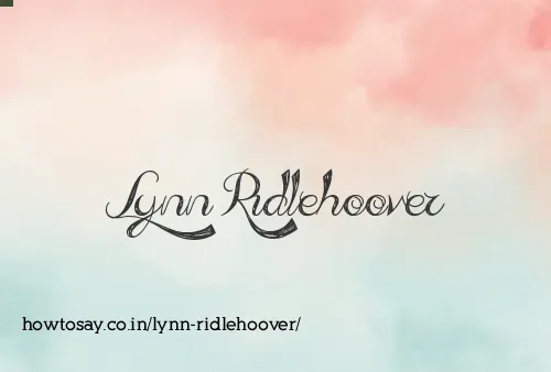 Lynn Ridlehoover