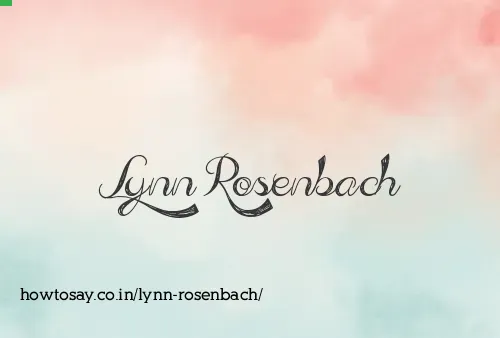 Lynn Rosenbach
