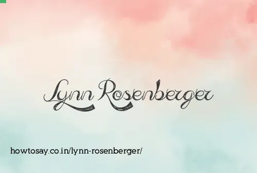 Lynn Rosenberger