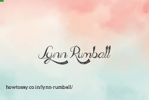 Lynn Rumball