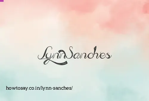 Lynn Sanches