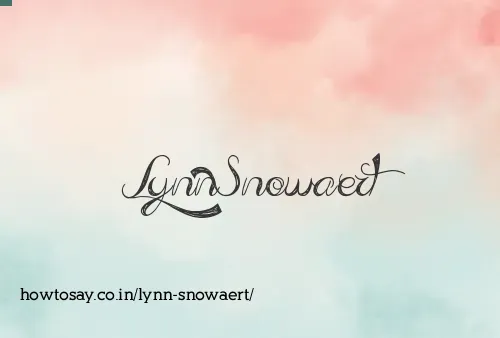 Lynn Snowaert