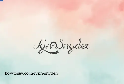 Lynn Snyder