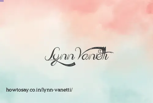 Lynn Vanetti