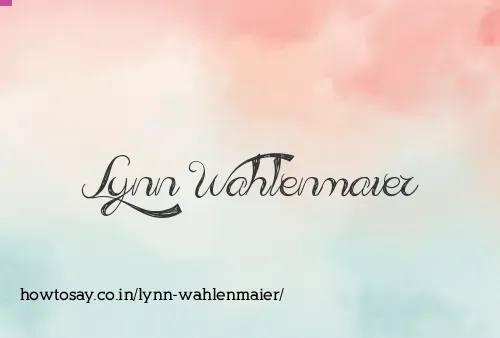 Lynn Wahlenmaier