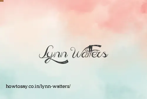 Lynn Watters