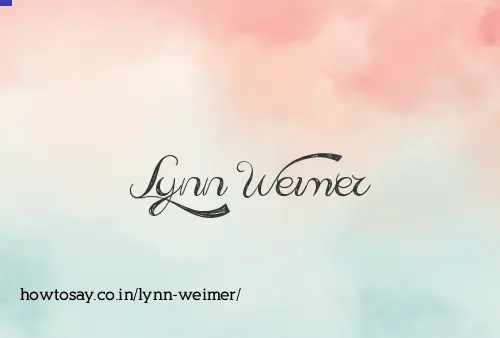 Lynn Weimer