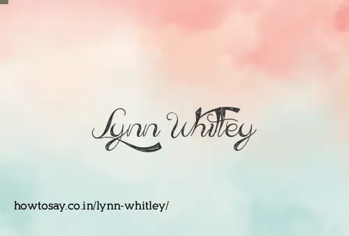 Lynn Whitley