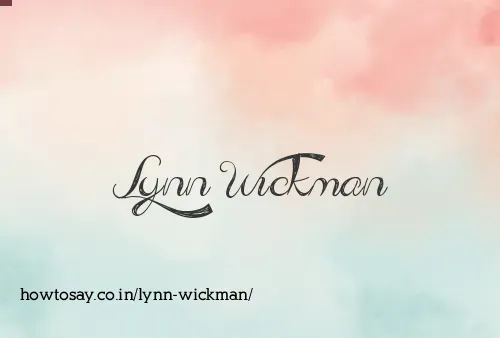 Lynn Wickman